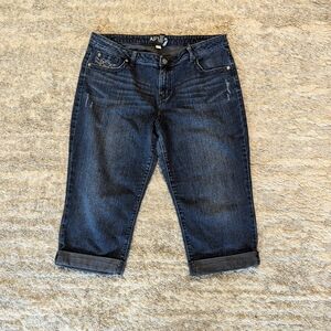 Apt 9 Dark Capri Jeans